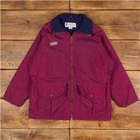 Vintage Columbia Outdoor Jacket XL 90s Parka Pink Womens Zip - XL Regular