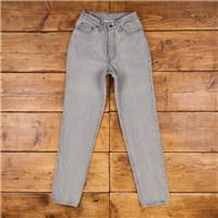 Vintage Levis 17501 Jeans 26 x 31 USA Made 90s Light Wash Skinny Grey Womens - 26 Regular