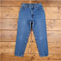 Vintage Levis 550 Jeans 30 x 30 USA Made Stonewash Tapered Blue Womens Red Tab - 30 Regular