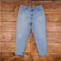 Vintage Levis 550 Jeans 38 x 29 Stonewash Tapered Blue Womens Red Tab Denim - 38 Regular