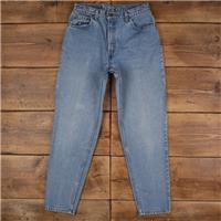 Vintage Levis 551 Jeans 30 x 31 Stonewash Tapered Blue Womens Red Tab Denim - 30 Regular