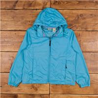 Vintage L.L.Bean Windbreaker Jacket L Gorpcore Stowaway Full Zip Hooded Blue - L Regular