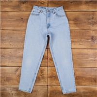 Vintage Levis 551 Jeans 27 x 30 USA Made 90s Stonewash Straight Blue Womens - 27 Regular