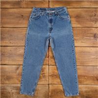 Vintage Levis 921 Jeans 31 x 29 90s Stonewash Tapered Blue Womens Orange Tab - 31 Regular