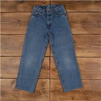 Vintage Levis 550 Jeans 25 x 25 USA Made 90s Stonewash Straight Blue Womens - 25 Regular
