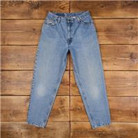 Vintage Levis 950 Jeans 30 x 29 90s Stonewash Tapered Blue Womens Orange Tab - 30 Regular