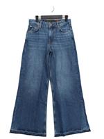 Superdry Women's Jeans W 24 in Blue 100% Cotton Wide-Leg