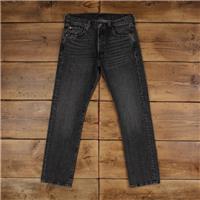 Vintage Levis 501 Jeans 30 x 29 Dark Wash Straight Grey Womens Red Tab Denim - 30 Regular