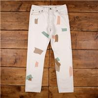 Vintage Levis 501 Jeans 30 x 32 Light Wash Straight White Womens Red Tab Denim - 30 Regular