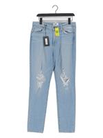 Paige Women's Jeans W 30 in Blue Cotton with Lyocell Modal Straight