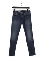 Ralph Lauren Women's Jeans W 28 in Blue Cotton with Elastane, Polyester Skinny