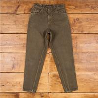 Vintage Levis 551 Jeans 28 x 29 USA Made 90s Dark Wash Tapered Green Womens - 28 Regular