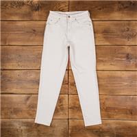 Vintage Levis 921 Jeans 28 x 30 Light Wash Tapered White Womens Orange Tab - 28 Regular