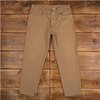 Vintage Levis 550 Jeans 36 x 31 USA Made 90s Light Wash Tapered Beige Red Tab - 36 Regular