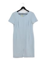 Jacques Vert A-Line Midi Dress UK14 in Blue