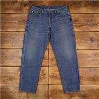 Vintage Levis 550 Jeans 36 x 32 Stonewash Straight Blue Red Tab Denim - 36 Regular