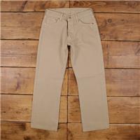 Vintage Levis 501 Jeans 29 x 28 Light Wash Straight Beige Red Tab Denim - 29 Regular