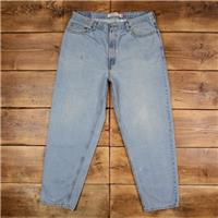 Vintage Levis 560 Jeans 38 x 32 Stonewash Straight Blue Red Tab Denim - 38 Regular