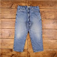 Vintage L.L. Bean Jeans Pants Trousers 36x29 Relaxed Fit Lined Denim Stonewash - 36 Regular