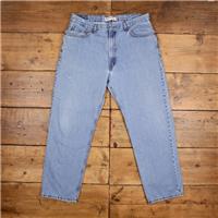 Vintage Levis 550 Jeans 38 x 32 Stonewash Straight Blue Red Tab Denim - 38 Regular