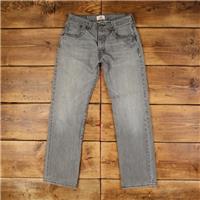 Vintage Levis 501 Jeans 31 x 31 Light Wash Straight Grey Red Tab Denim - 31 Regular