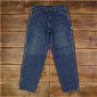 Vintage Route 66 Jeans Pants Trousers 35x33 Carpenter Mens Straight Blue - 35 Regular