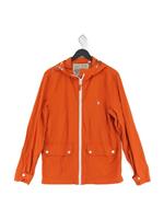 Jack Wills Men's Coat S Orange 100% Nylon Rain Coat