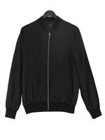 Pop England Men's Jacket S Black 100% Polyester Bomber Jacket