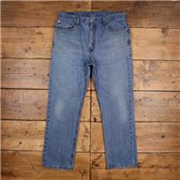 Vintage Levis 516 Jeans 38 x 31 Stonewash Straight Blue Red Tab Denim - 38 Regular
