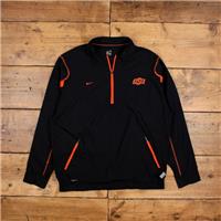 Vintage Nike Track Jacket L College Oklahoma State Black - L Regular