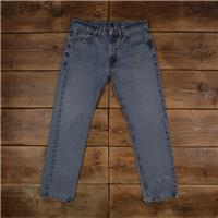 Vintage Levis 505 Jeans 34 x 32 Stonewash Straight Blue Red Tab Denim - 34 Regular