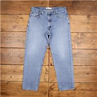 Vintage Levis 550 Jeans 36 x 31 Stonewash Straight Blue Red Tab Denim - 36 Regular
