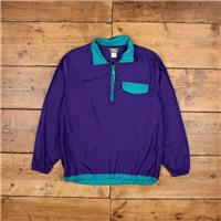 Vintage L.L.Bean Outdoor Jacket S 90s Windbreaker Purple - S Regular