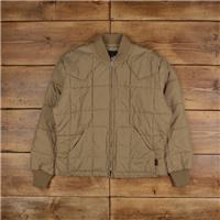 Vintage Reimer Puffer Jacket L 80s Talon Zipper Quilted Beige - L Regular