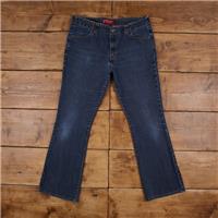 Vintage Levis 525 Jeans 36 x 31 Dark Wash Straight Blue Red Tab Denim - 36 Regular