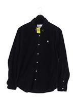 Carhartt Men's Jacket M Blue 100% Cotton Bomber Jacket