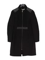 Whistles Women's Coat UK 10 Black Polyester