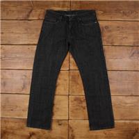 Vintage Levis 514 Jeans 34 x 32 Dark Wash Straight Grey Red Tab Denim - 34 Regular