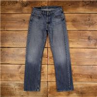 Vintage Levis 501 Jeans 30 x 34 Stonewash Straight Blue Red Tab Denim - 30 Regular