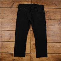 Vintage Levis 501 Jeans 38 x 30 Dark Wash Straight Black Red Tab Denim - 38 Regular