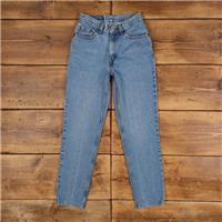 Vintage Levis 512 Jeans 25 x 27 Stonewash Tapered Blue Womens Red Tab Denim - 25 Regular