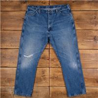 Vintage Wrangler Jeans Pants Trousers 40x30 Denim Western Mens Straight Blue - 40 Regular
