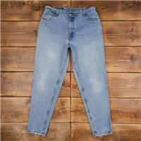 Vintage Levis 550 Jeans 35 x 32 Stonewash Tapered Blue Womens Red Tab Denim - 35 Regular