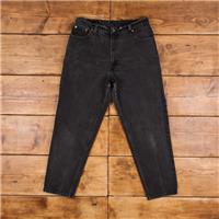 Vintage Levis 550 Jeans 32 x 28 Dark Wash Tapered Grey Womens Red Tab Denim - 32 Regular