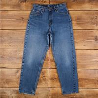 Vintage Levis 561 Jeans 29 x 30 USA Made 90s Stonewash Straight Blue Womens - 29 Regular