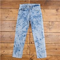 Vintage Levis 20505 Jeans 31 x 30 Talon Zipper USA Made 70s Acid Wash Straight - 31 Regular