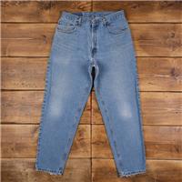 Vintage Levis 560 Jeans 32 x 31 USA Made 90s Stonewash Tapered Blue Red Tab - 32 Regular