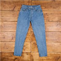 Vintage Levis 501 Jeans 31 x 32 Stonewash Tapered Blue Womens Red Tab Denim - 31 Regular