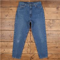 Vintage Levis 560 Jeans 34 x 31 Stonewash Tapered Blue Red Tab Denim - 34 Regular