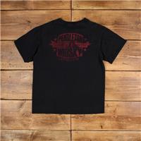 Vintage Graphic T Shirt Large Pendleton Whiskey Black Tee - Large Regular